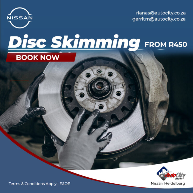 NISSAN Disc Skimming Service Offer image from AutoCity Nissan