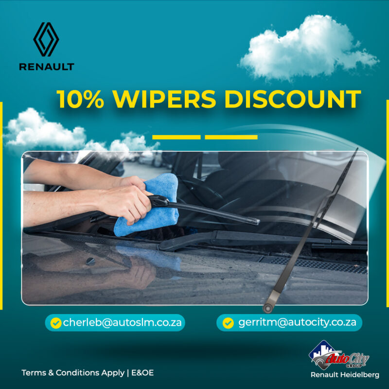 Renault Wipers Discount image from AutoCity Renault