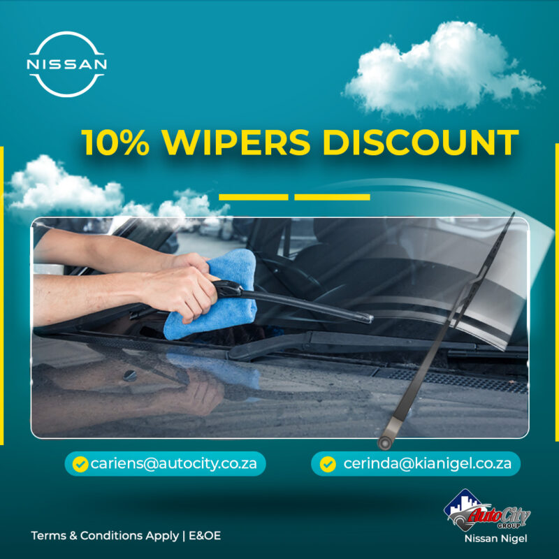 Nissan Wipers Service Offer image from AutoCity Nissan