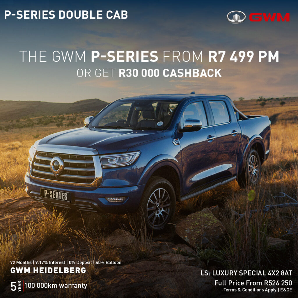 2024 GWM P-SERIES LS DOUBLE CAB image from AutoCity Group
