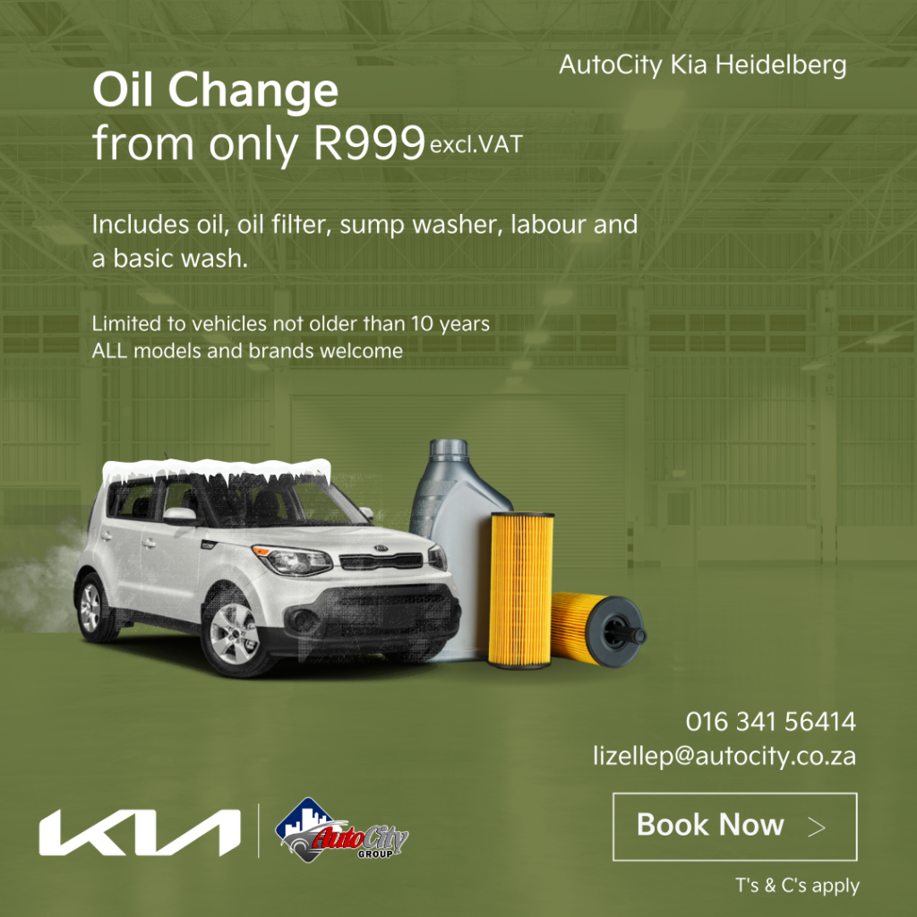 Oil Change from only R999 image from AutoCity Group