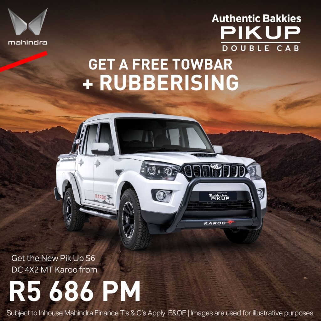 MAHINDRA PIK UP DC 4X2 MT KAROO image from AutoCity Group