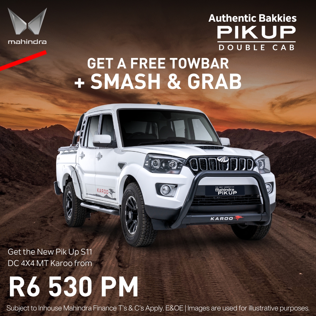 MAHINDRA PIK UP S11 DC 4X4 AT KAROO image from AutoCity Mahindra