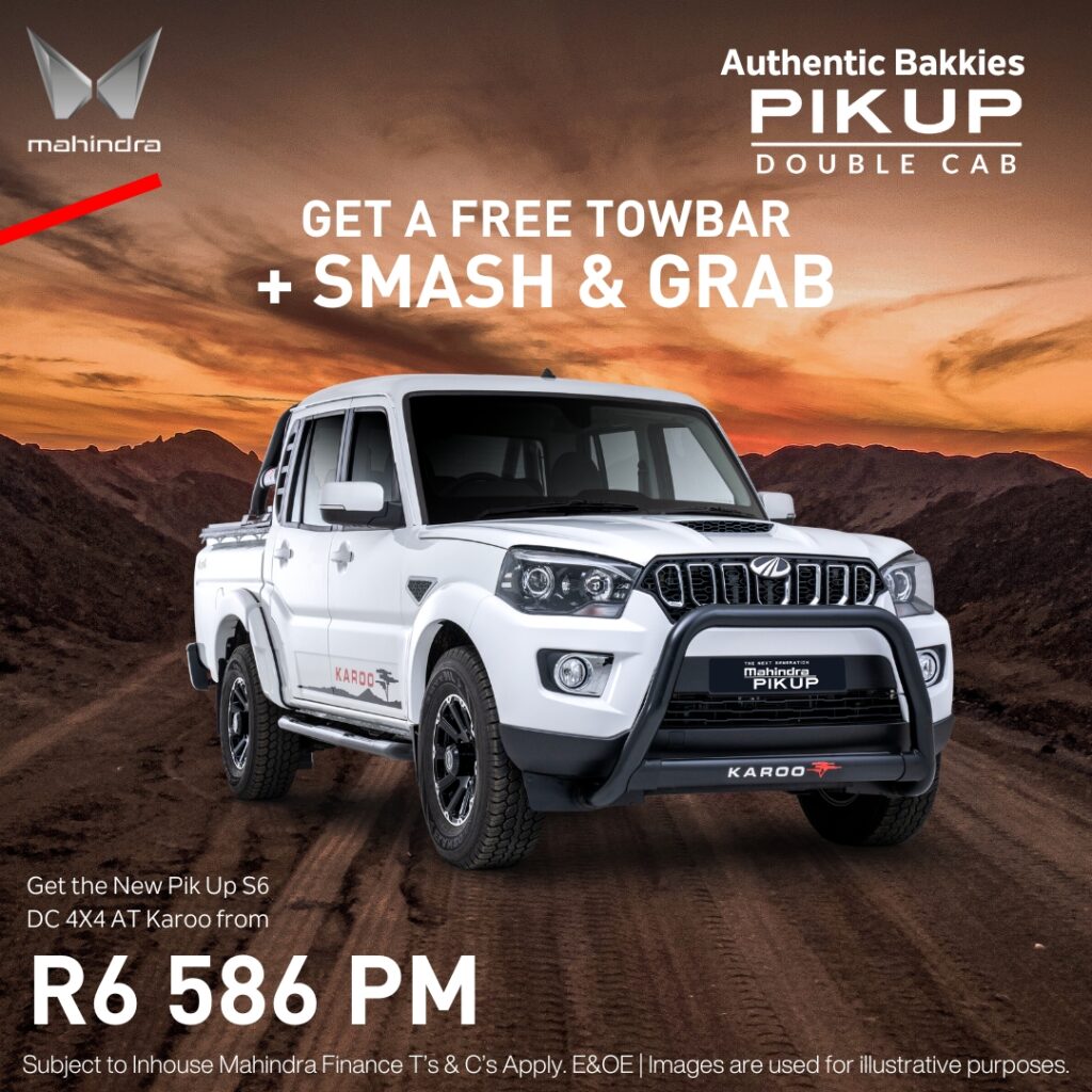 MAHINDRA PIK UP S6 DC 4X4 AT KAROO image from AutoCity Group