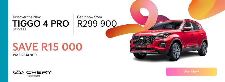 Chery Tiggo 4 Pro Lit CVT 1.5 – Emailer Special image from 