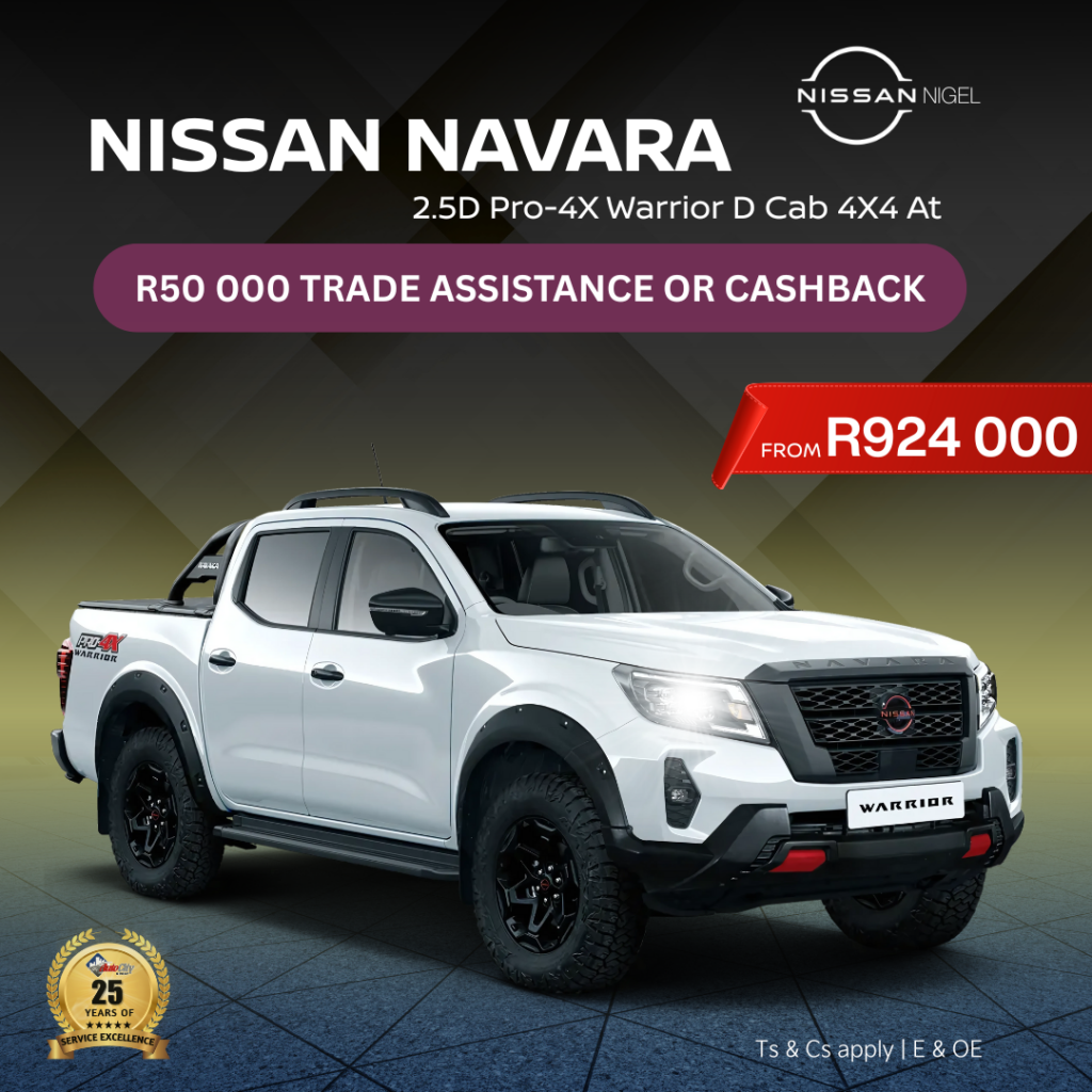 Nissan Navara 2.5D Pro-4X Warrior D Cab 4X4 At – Emailer Special image from AutoCity Group