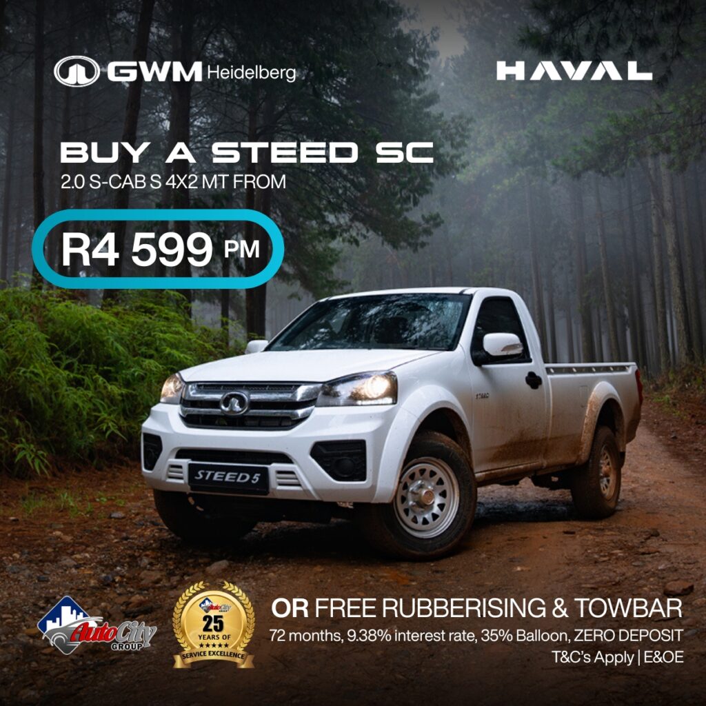 GWM Steed S SC 4X2 MT image from AutoCity Group