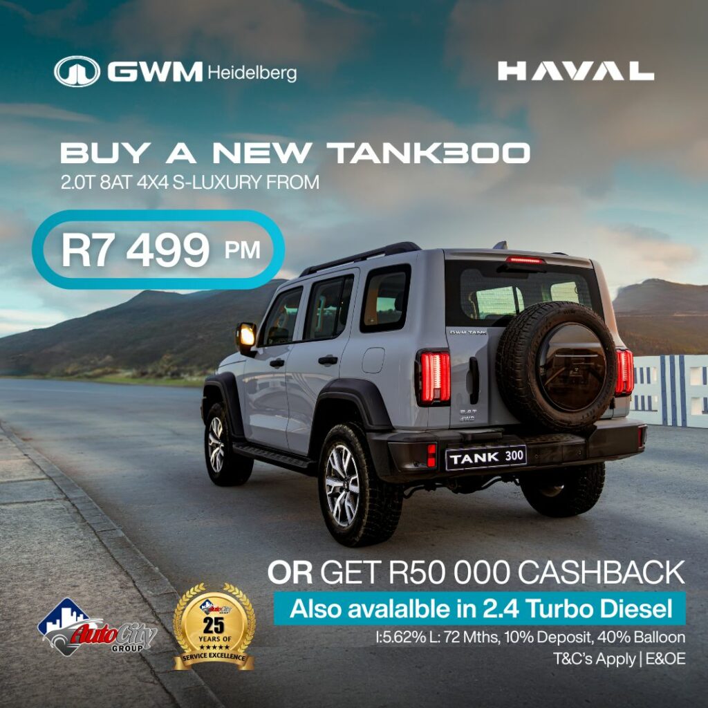 GWM Tank 300 S-Luxury 2.0T 8AT S-Luxury image from AutoCity Group