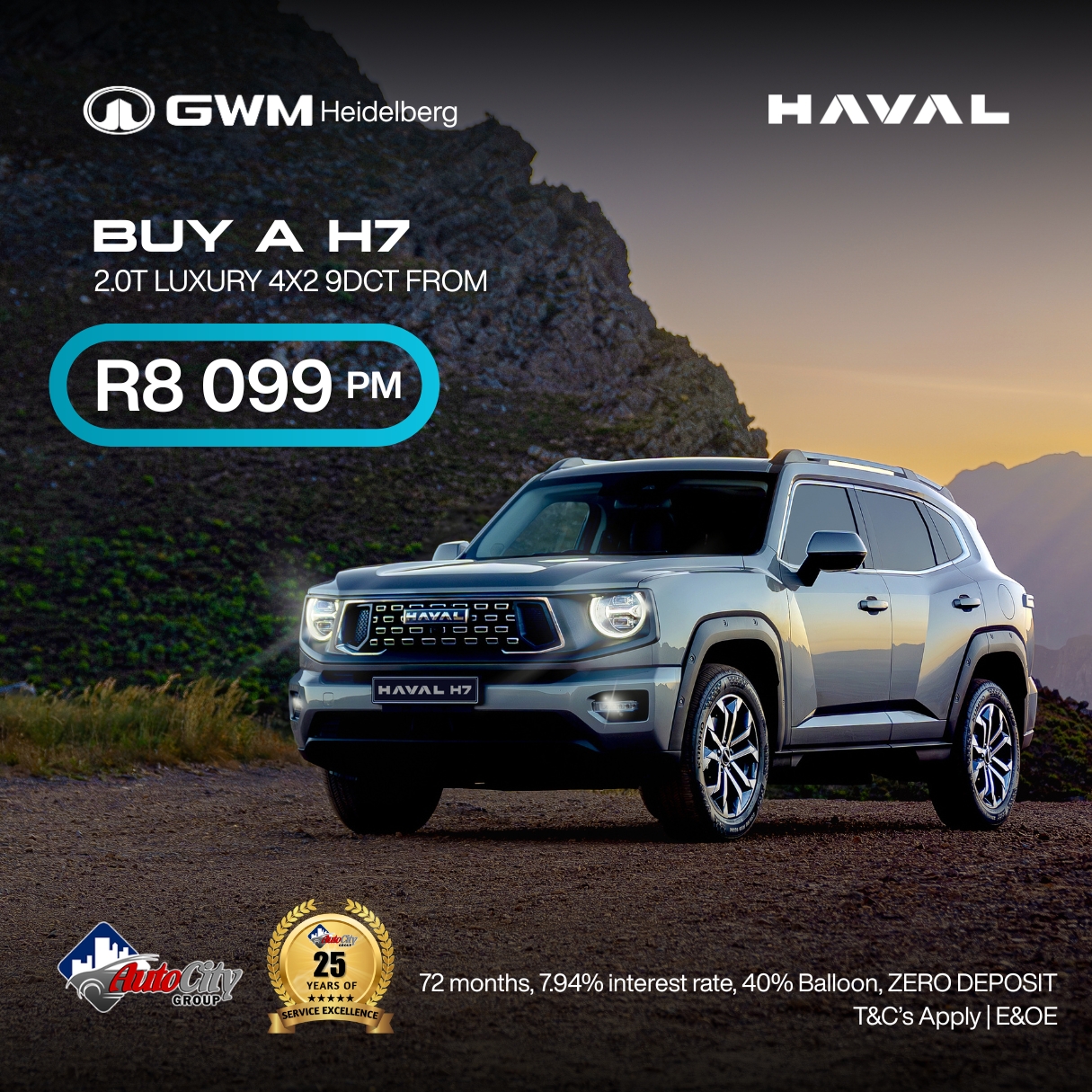Haval H7 Luxury 2.0T 9DCT 4X2 image from 