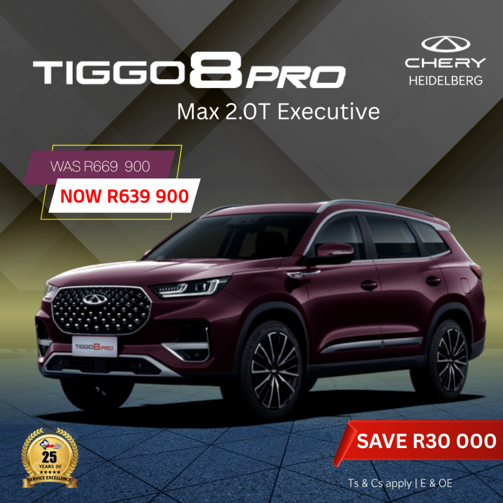 Chery Tiggo 8 Pro Max 2.0T Executive – Emailer Special image from AutoCity Group