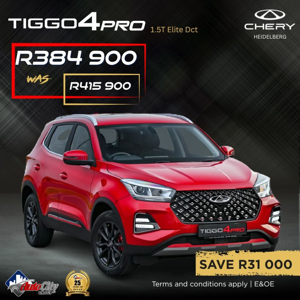 Chery Tiggo 4 Pro1.5T Elite DCT – Emailer Special image from AutoCity Group