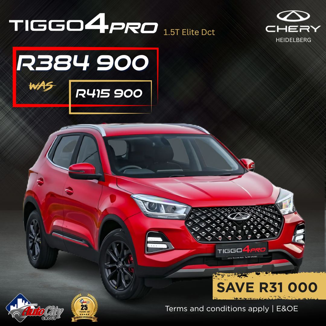 Chery Tiggo 4 Pro1.5T Elite DCT – Emailer Special image from AutoCity Chery