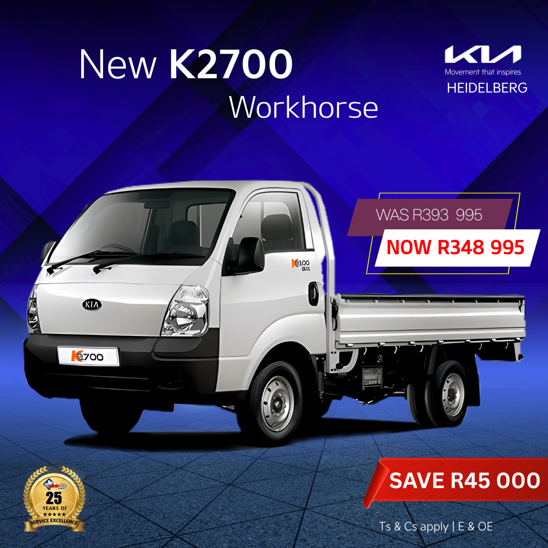 Kia K2700 Workhorse – Emailer Special image from AutoCity Kia