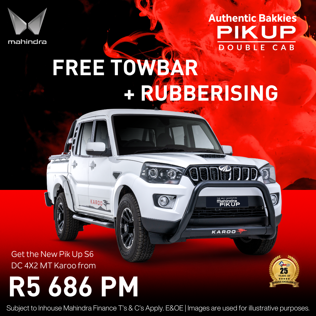Special – Mahindra Pik Up 2.2 Mhawk D Cab 4X2 S6 Karoo Edt image from AutoCity Mahindra