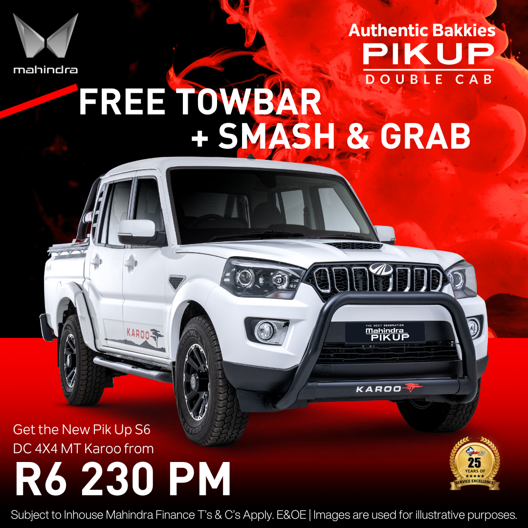 Special – Mahindra Pik Up 2.2MHAWK D Cab 4X4 S6 Karoo Edt image from AutoCity Mahindra