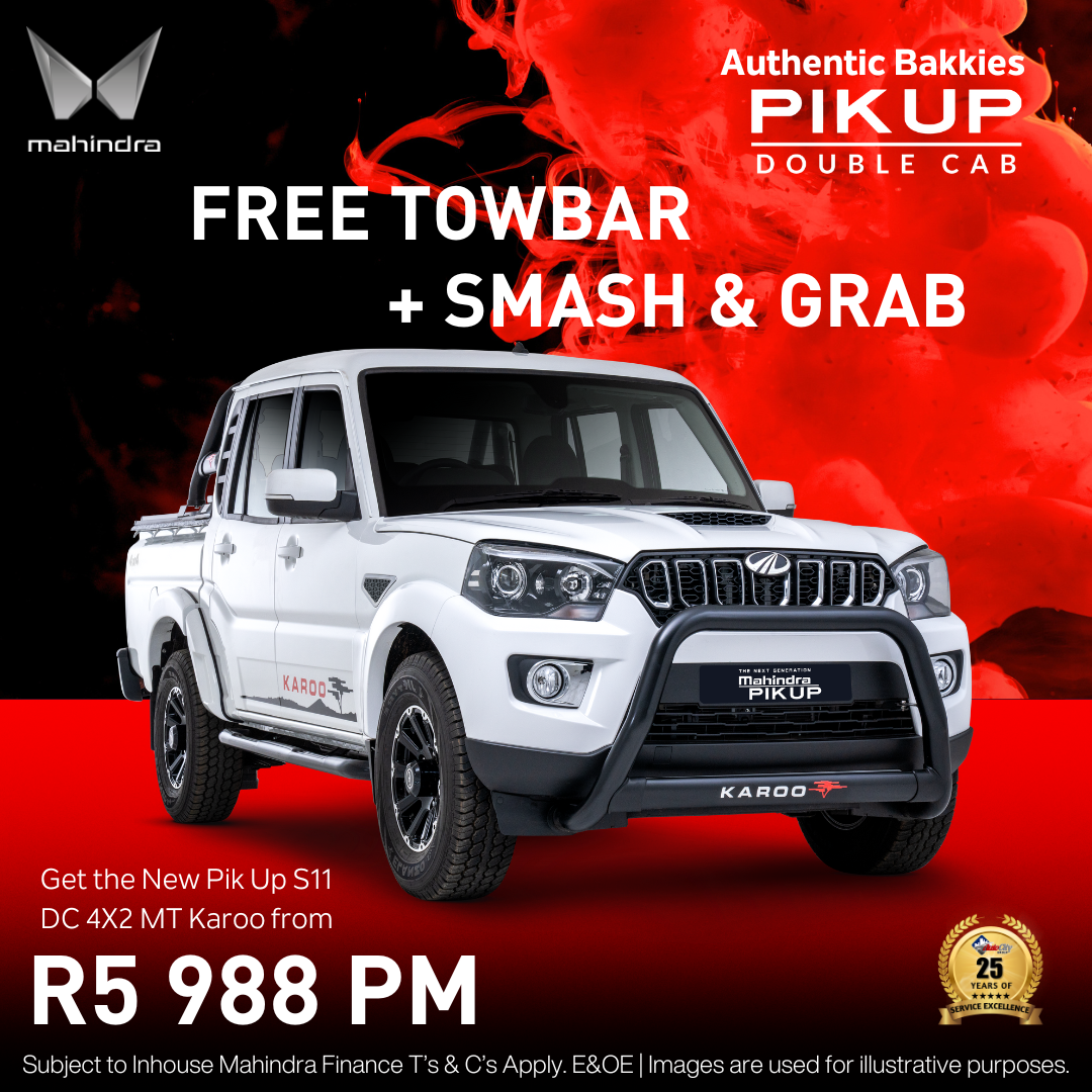 Special – Mahindra Pik Up My20 2.2 Mhawk D Cab 4X2 S11 Karoo image from AutoCity Mahindra