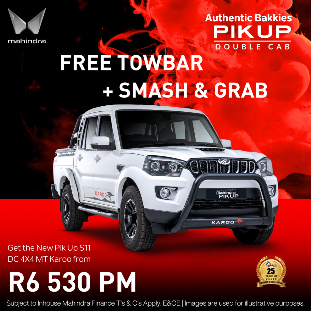 Special – Mahindra Pik Up 2.2 Mhawk D Cab 4X4 Karoo S11 At image from AutoCity Group