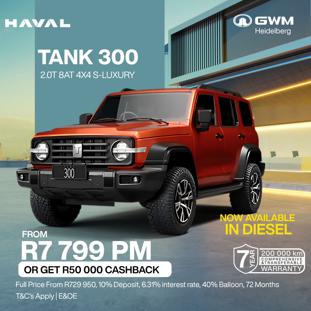 GWM Tank 300 2.0T 8AT 4X4 S-LUXURY image from 