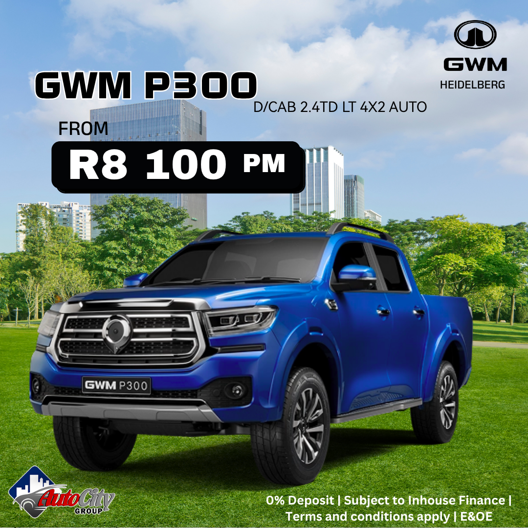 GWM P300 D/Cab 2.4TD LT 4×2 Auto – Emailer Special image from AutoCity GWM