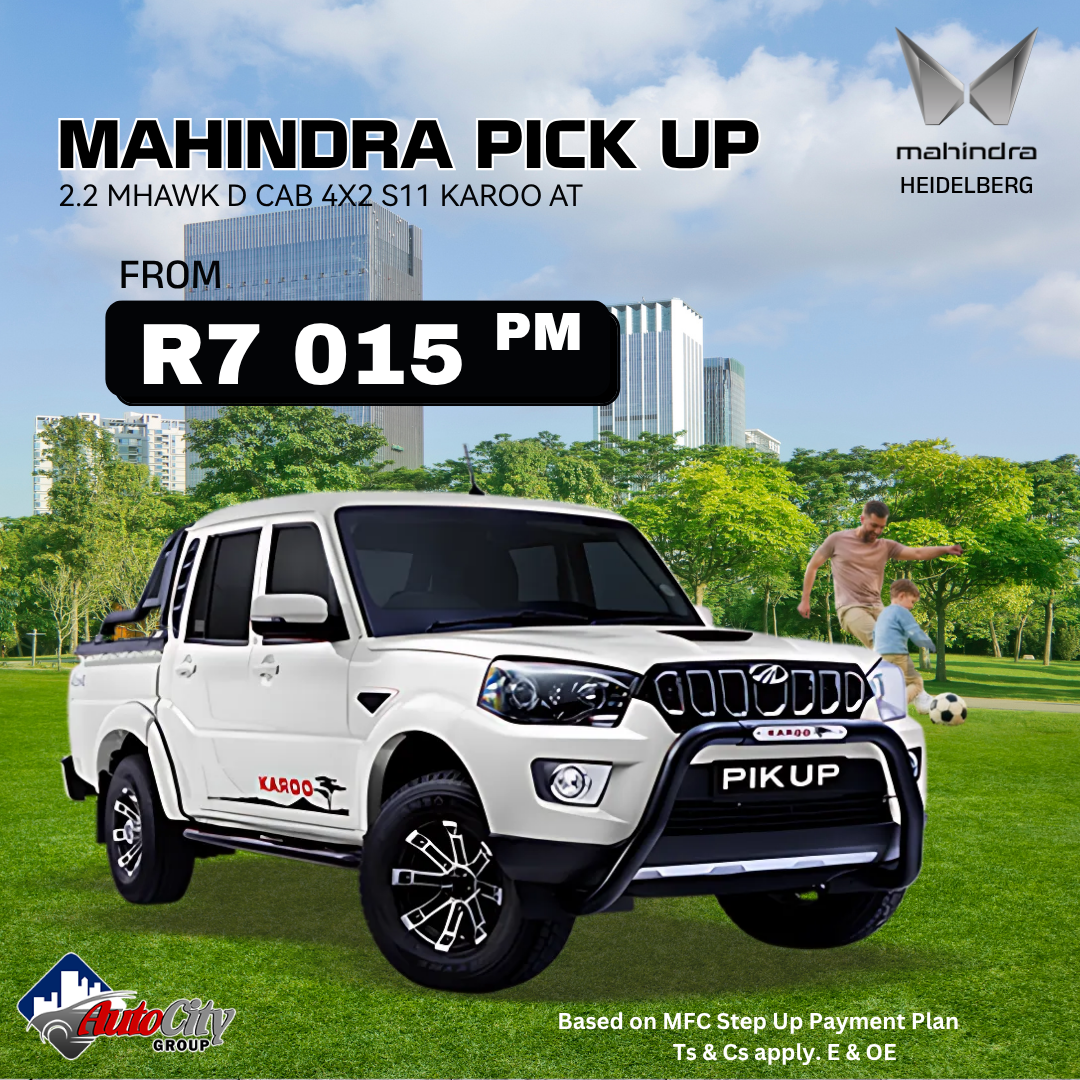 Mahindra Pick Up 2.2 Mhawk D Cab 4X2 S11 Karoo At – Emailer Special image from AutoCity Mahindra