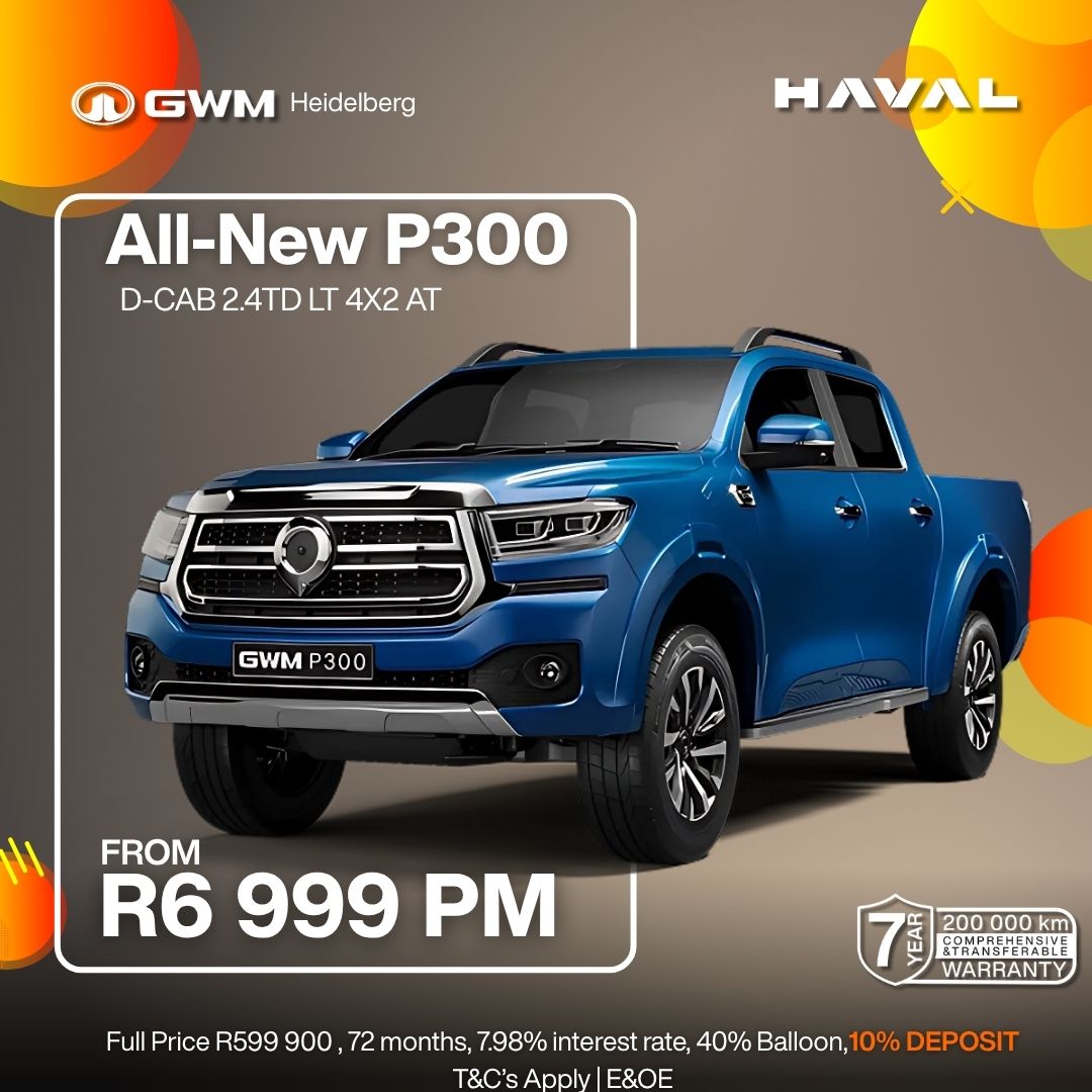 GWM/HAVAL P300 2.4TD LT 4X2 D/Cab Auto image from AutoCity Haval