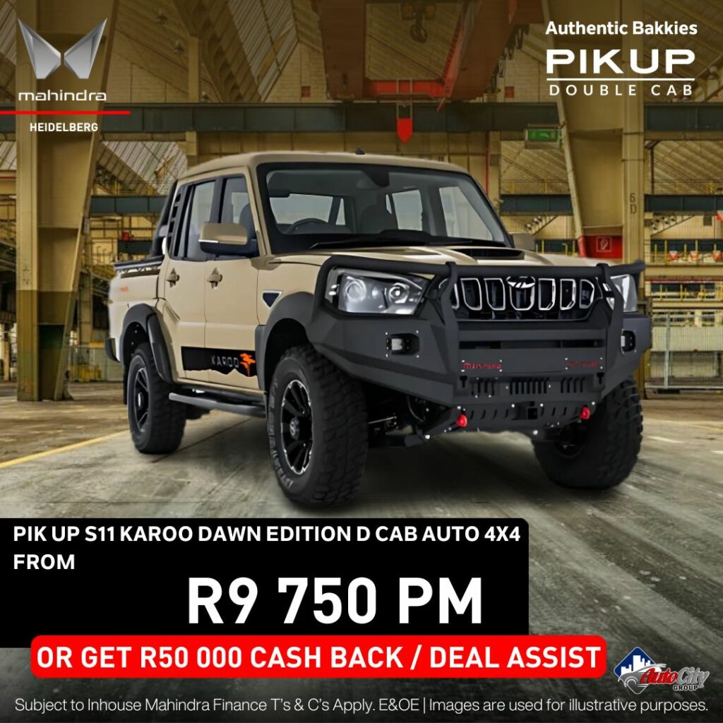 MAHINDRA 2.2 MHAWK 4X4 S11 AUTO KAROO DAWN D/CAB image from AutoCity Group