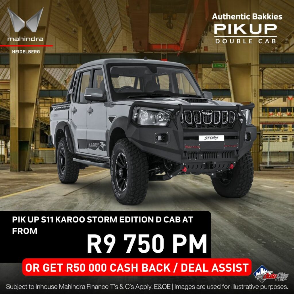 MAHINDRA 2.2 MHAWK 4X4 S11 AUTO KAROO STORM D/CAB image from AutoCity Group