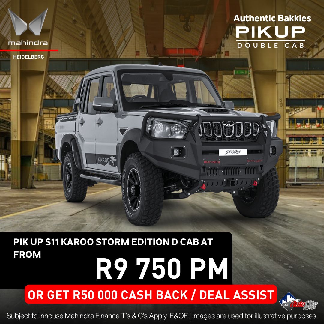 MAHINDRA 2.2 MHAWK 4X4 S11 AUTO KAROO STORM D/CAB image from 