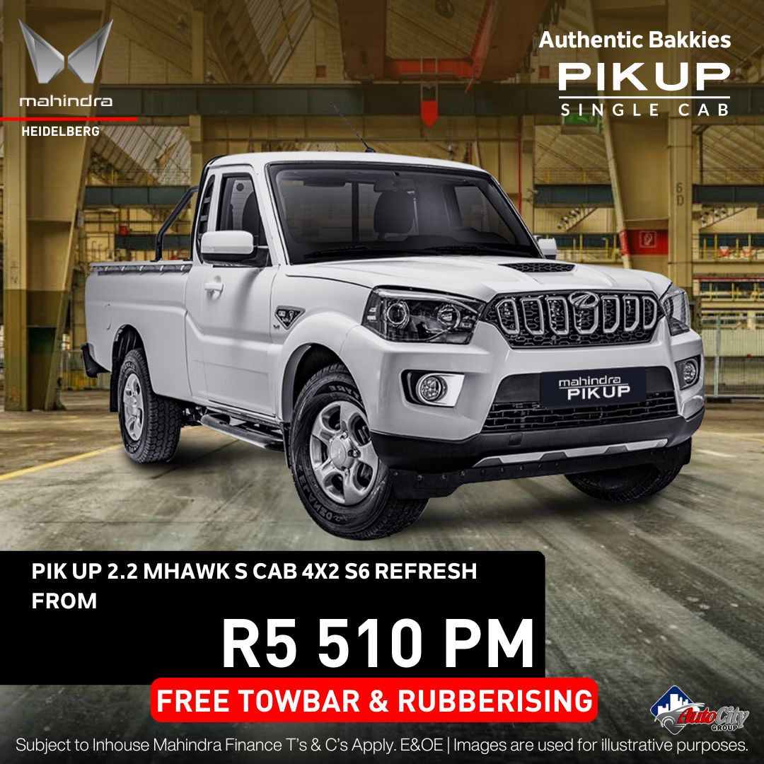 MAHINDRA 2.2 MHAWK 4X2 S6 S/CAB Special Offer