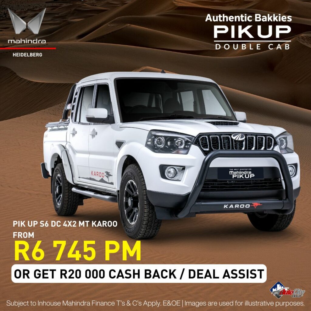 MAHINDRA 2.2 MHAWK 4X2 S6 KAROO EDITION D/CAB image from AutoCity Group