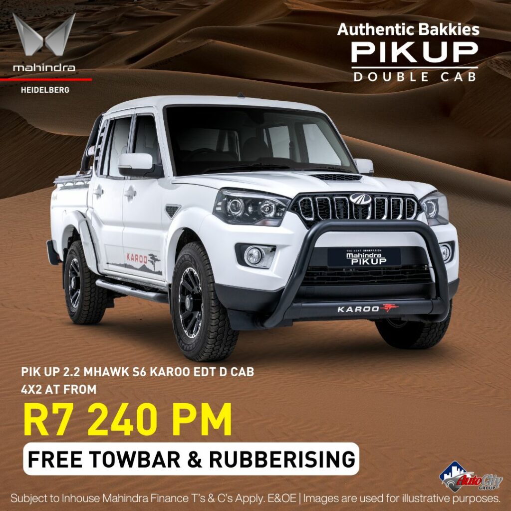 MAHINDRA 2.2 MHAWK 4X2 S6 AUTO KAROO EDITION D/CAB image from AutoCity Group