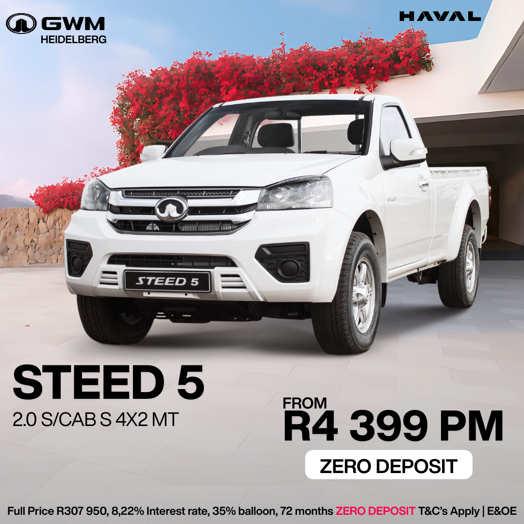 GWM STEED 5 2.0 S/CAB S 4X2 MT image from 