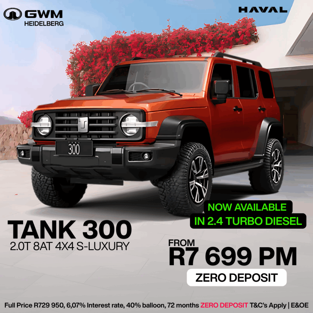 GWM TANK 300 2.0T 8AT 4X4 S-LUXURY image from AutoCity Group