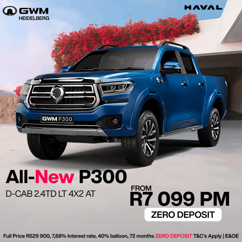 GWM ALL – NEW P300 D-CAB 2.4TD LS 4X2 AUTO image from AutoCity Group